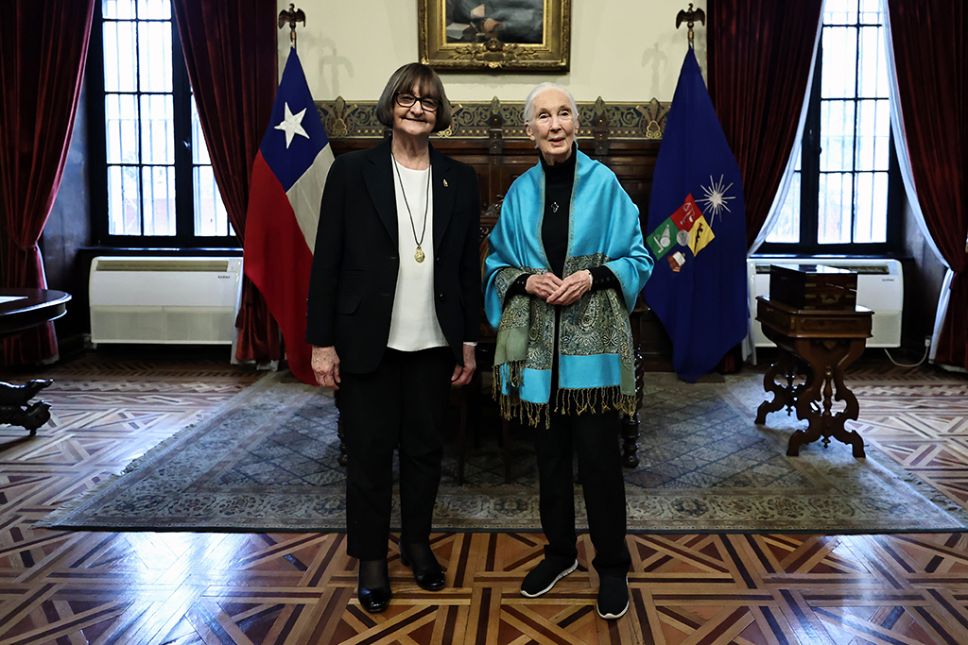 La Rectora Rosa Devés afirmó que "su compromiso inquebrantable con la conservación y su defensa de una vida sostenible han inspirado a innumerables personas en todo el mundo".